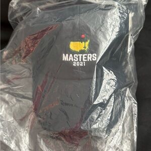 Masters 2021 Navy Hat with Yellow logo